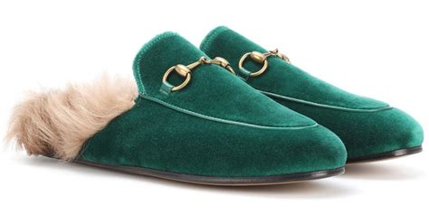 gucci fur green